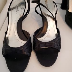 Black 2'' heels worn once